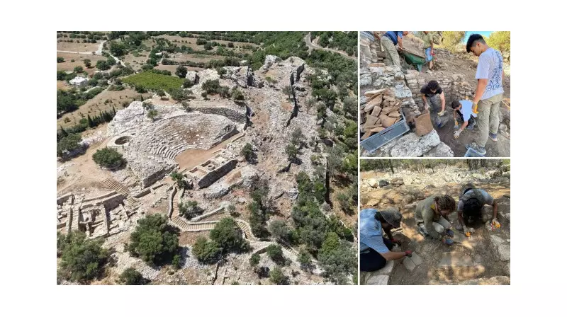 Amosun Antik Tiyatrosu'nda Heyecan Verici Keşifler: Kazılar Hız Kesmeden Devam Ediyor!