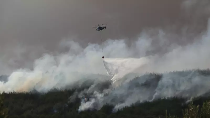 Çanakkale'de Alevlerle Mücadele: Yangın Ekipleri Gece Boyunca Çalıştı