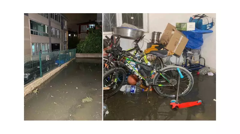 Ankara'da Göklerden Adeta Sel Gibi Yağdı! Sokaklar Göle Döndü, Evlere Su Doldu