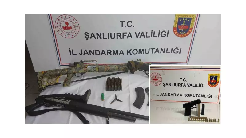 Şanlıurfa'da Kapsamlı Operasyon: 7 Gözaltı, Ruhsatsız Silahlar Ele Geçirildi