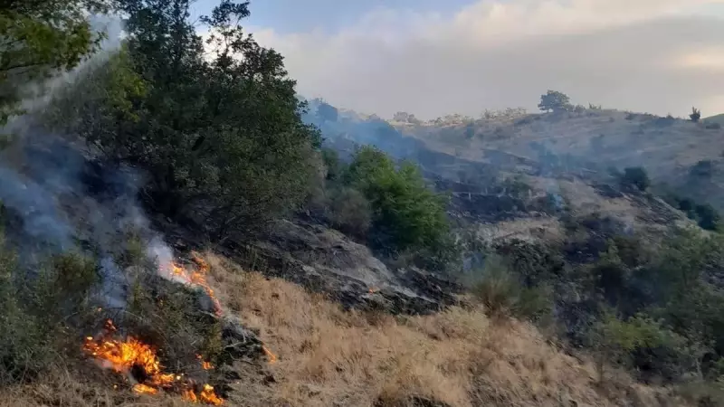 Şarköy'ün Tarihi Köyü Yangın Felaketinden Son Anda Kurtuldu!