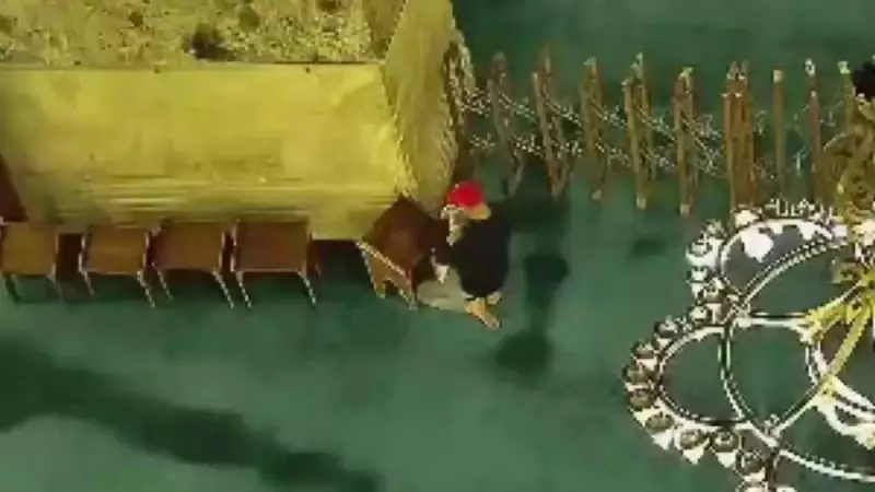 Ayasofya Camii'nde Korkunç Kundaklama Girişimi: Şüpheli Kamerada!