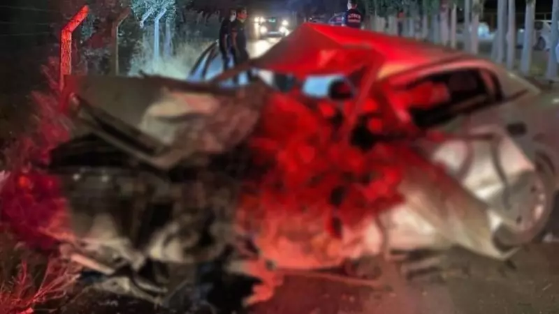 Aydın'da Feci Kaza: Refüjdeki Ağaca Çarpan Araç Sürücüsü Hayatını Kaybetti!