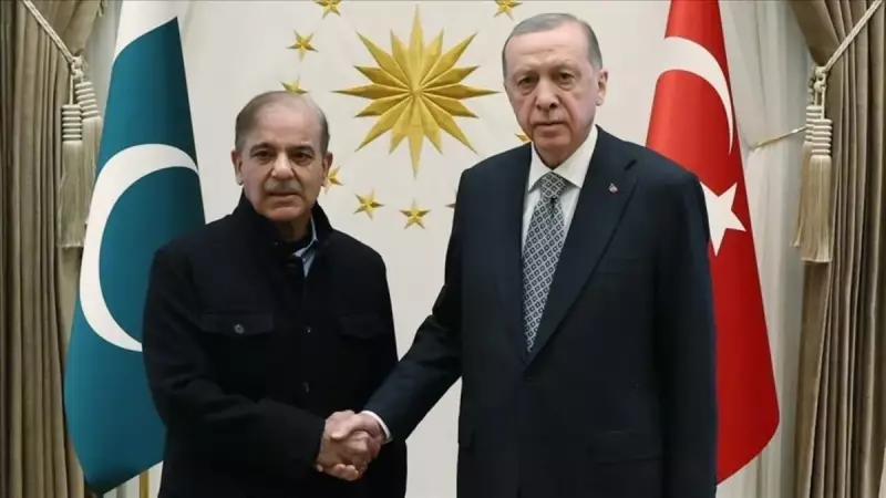 Başkan Erdoğan'dan Pakistan Başbakanı Şahbaz Şerif'e Sıcak Karşılama: İş Birliği Vurgusu