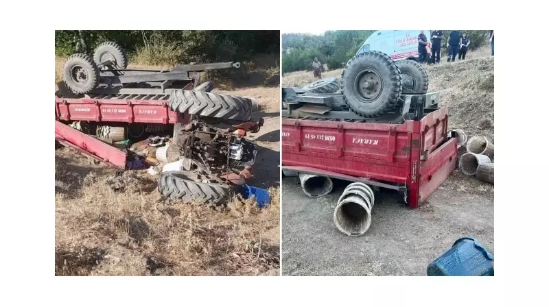 Balıkesir'de Acı Kayıp: Tarım İşçilerini Taşıyan Traktör Devrildi! 1 Can Yitti, 4 Yaralı
