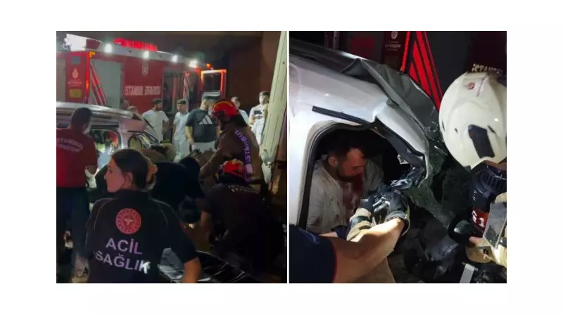 Bayrampaşa'da Alkollü Sürücünün Kamyonete Çarpması: 3 Yaralı!