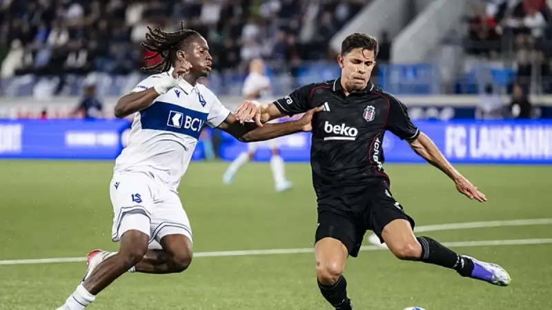 Beşiktaş, Lausanne Maçı İçin Sahada! İşte Muhteşem 11'lik Kadro