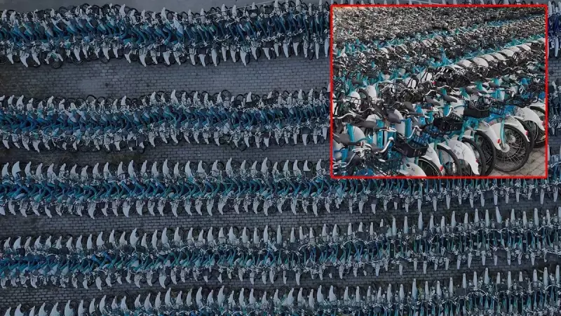 İşbike Skandalı: İBB'nin Bisikletleri Mezarlıkta Çürüyor! Otların Arasında Unutulmuş 3 Milyon Lira