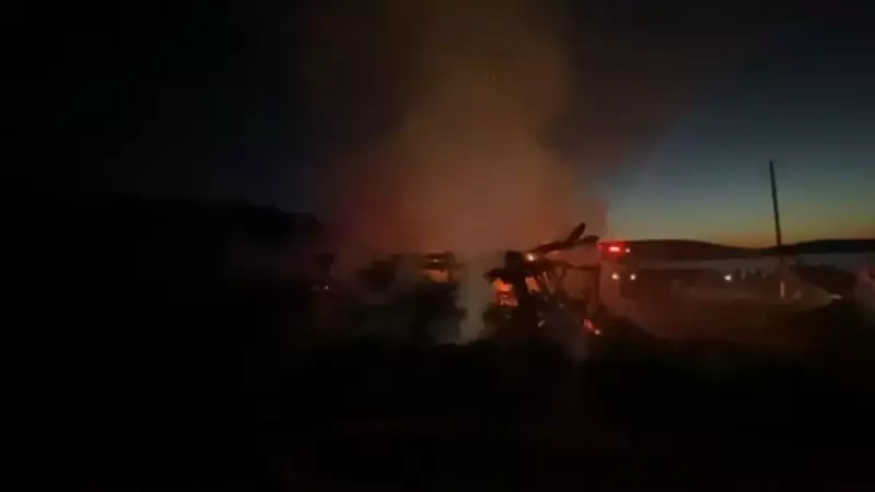 Bolu Dağları'nda Feci Yangın: Yayla Evleri Kül Oldu, 2 Konut Tamamen Yandı!