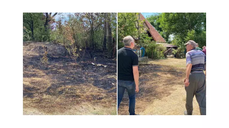 Bolu'da Çıkan Yangın, Evlere Sıçramadan Kontrol Altına Alındı! İşte O Anlar