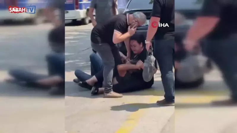 Bursa'da Eski Eşini Yere Seren Kadından Şok Eden Görüntüler!