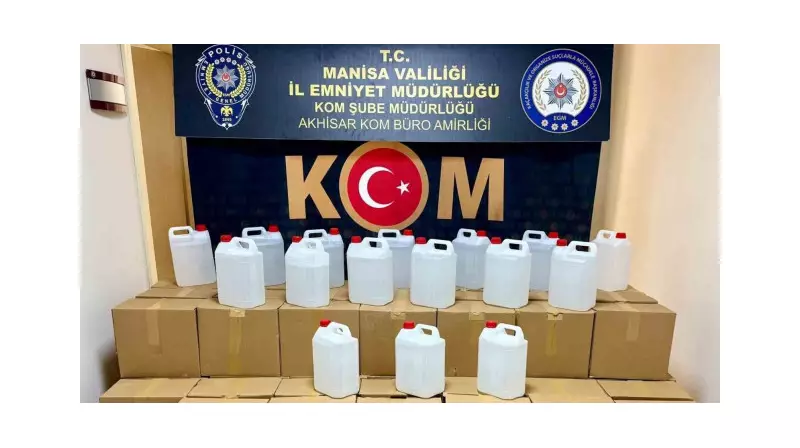 Büyük Operasyon: 1 Tondan Fazla Kaçak Etil Alkol Ele Geçirildi!
