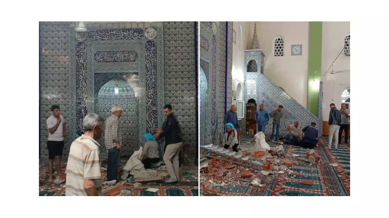 Camii'de Feci Kaza: Malzeme Düşmesi Sonucu Vatandaş Hayatını Kaybetti!