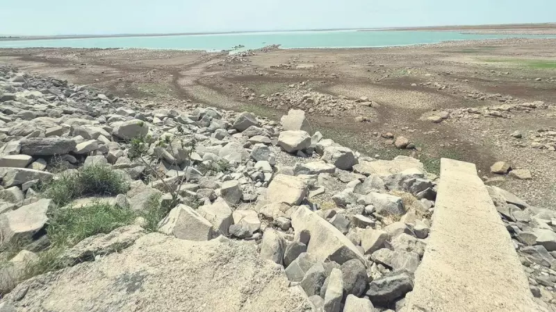 Devegeçidi Barajı'nda Korkutan Manzara: Suyun Yerini Kumlar Aldı!