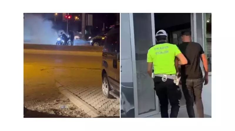 Düğün Konvoyunda Lastik Yakmanın Bedeli Ağır Oldu: Sürücüye Ceza Yağdı!