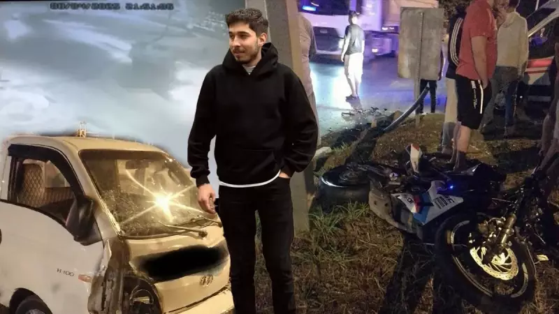 Dönel Kavşakta Ters Yöne Girmeye Kalkışan Sürücünün Sonu Hüsranla Bitti!