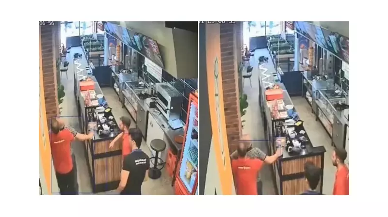 Döner Ustası, Nefes Borusuna Kaçan Yemeği Heimlich Manevrasıyla Çıkardı! Müşteriyi Son Anda Kurtardı
