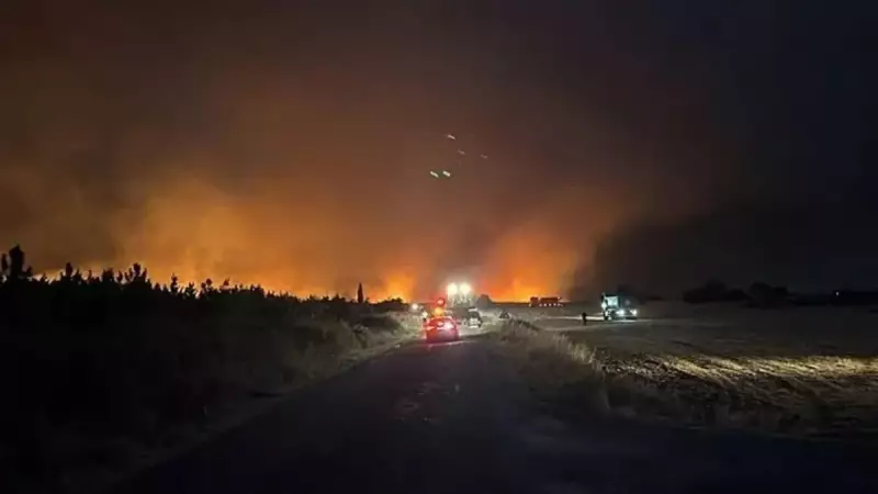 Edirne'de Çıkan Orman Yangınında Son Durum: Tahliyeler Devam Ediyor!