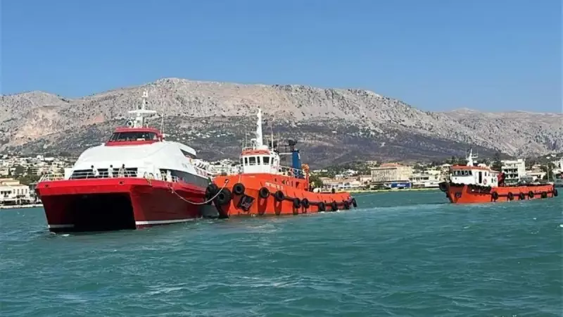 Çeşme'den Sakız Adası'na Giden Yolcu Gemisi Arıza Yaptı: Yunan Sahil Güvenliği ile Çarpışma!