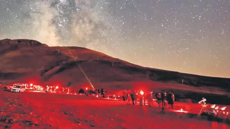 Erzurum'da Gökyüzü Şöleni: Yıldızlar Altında Buluşma