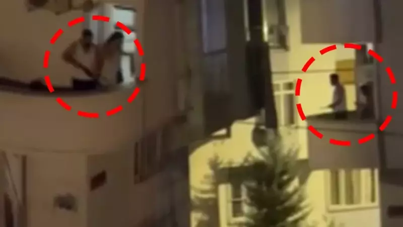 Esenyurt'ta Akıl Almaz Olay: İç Çamaşırıyla Balkona Çıkan Kadın Komsuları Şoke Etti!