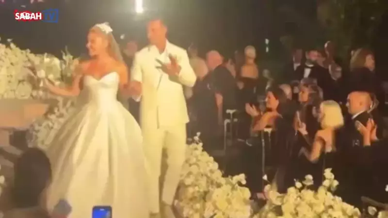 Esra Erol'un Kız Kardeşi Eda Erol ile Ekrem Karacayır Dünyaevine Girdi! İşte Muhteşem Düğün Görüntüleri