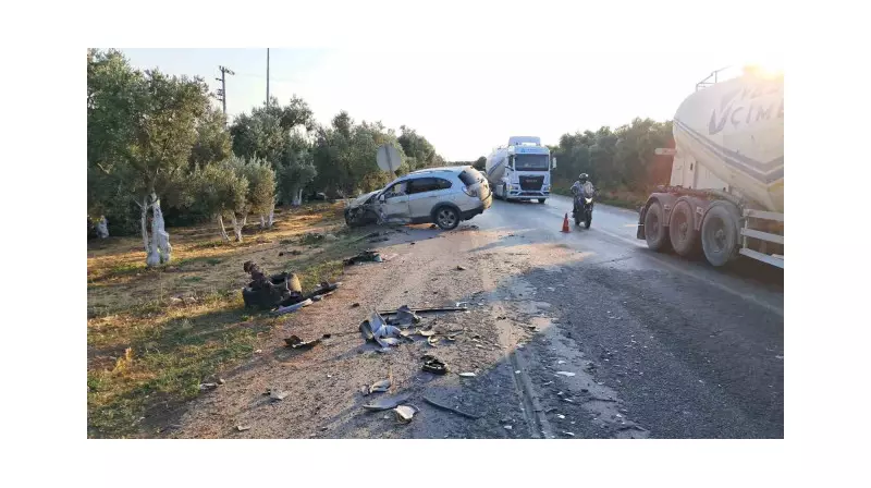 Feci Kaza: Yanlış Sollama Can Aldı! 3 Araç Birbirine Girdi