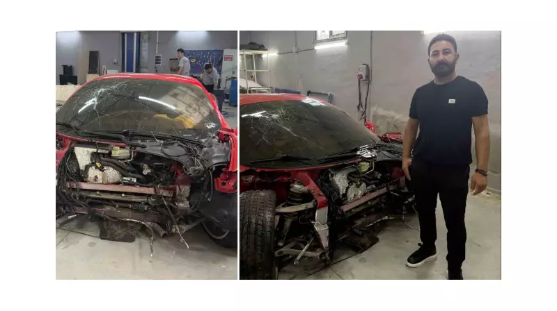 Ferrari'sini Çarpan Usta Şokta: '17 Milyonluk Rüya Bir Anda Kâbusa Dönüştü'