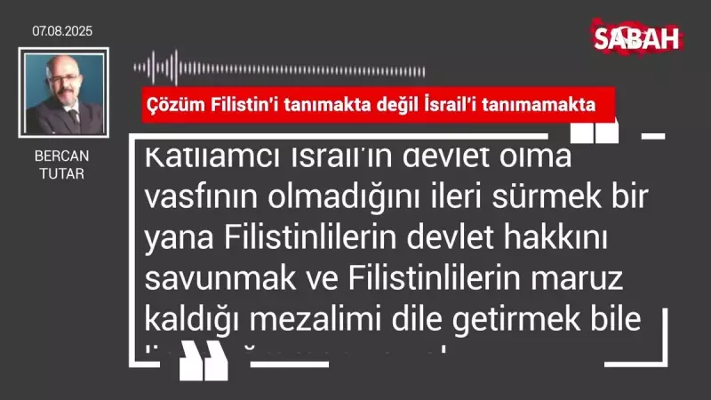 Filistin Sorunu: Çözüm İsrail'i Tanımamakta mı? Bercan Tutar'dan Çarpıcı Analiz!