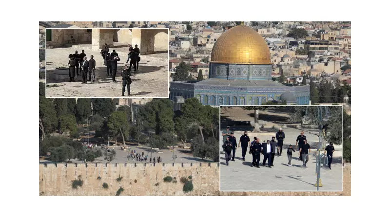 İşgalci Ben-Gvir ve Grubu Mescid-i Aksa'da Provokatif Ayin Düzenledi: Kudüs'te Gerilim Tırmanıyor