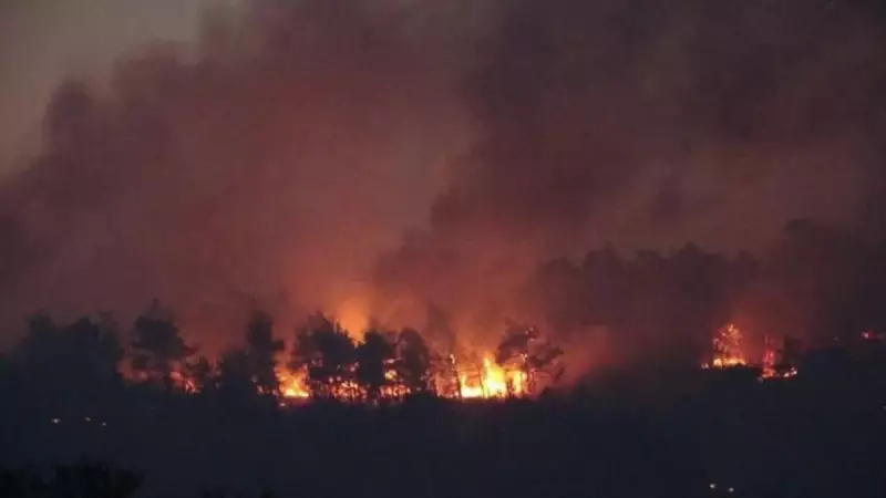 Gelibolu'da Gece Yarısı Mücadelesi: Orman Yangını Büyük Ölçüde Kontrol Altında!
