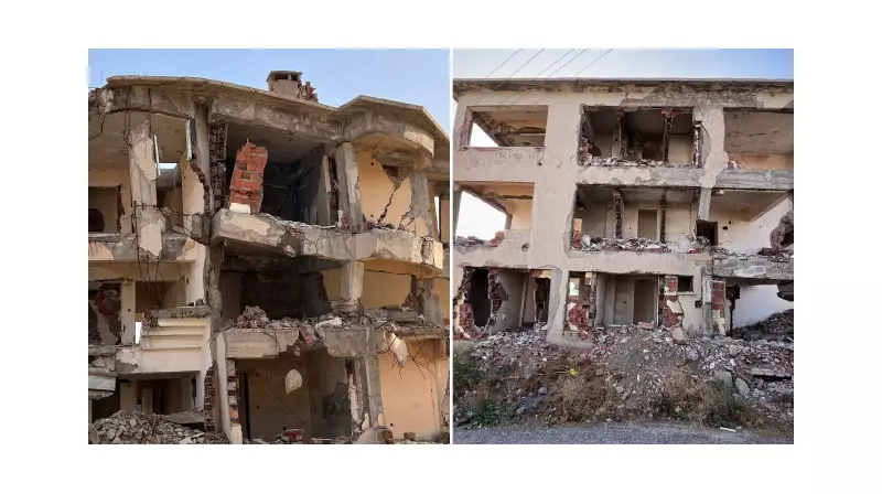 Hakkari'de Metruk Bina Alarmı: Mahalleli Geceleri Uyuyamıyor, Gündüzleri Nöbet Tutuyor!