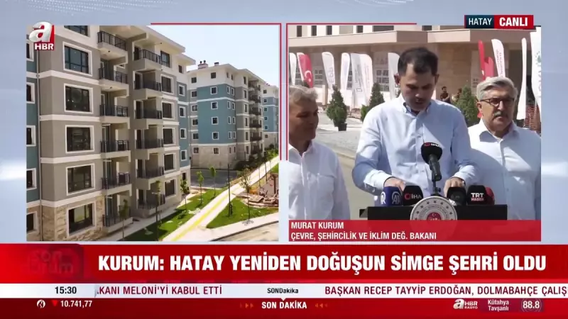 Hatay'da 68 Bin 406 Konut Sahiplerine Teslim Edildi: 'Eserlerimiz Konuşacak'
