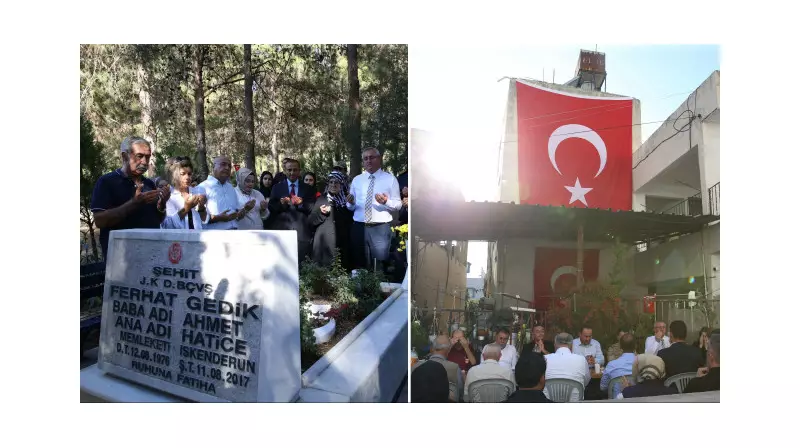 Hatay'da Şehit Başçavuş Ferhat Gedik, Vefatının Yıldönümünde Kabri Başında Anıldı