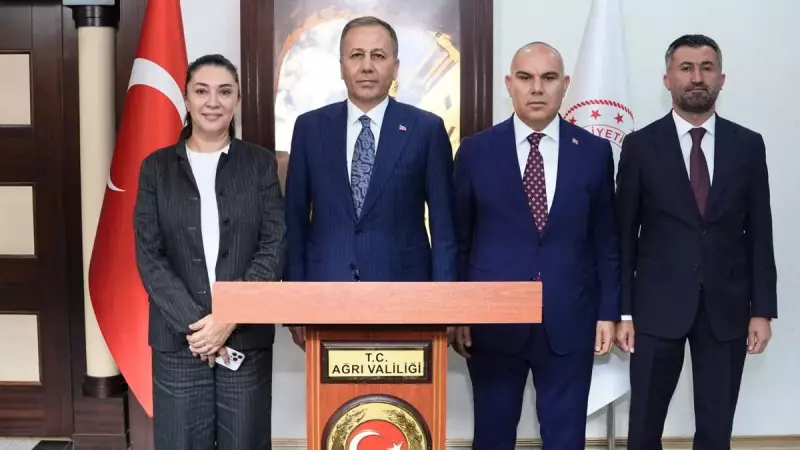 İçişleri Bakanı Yerlikaya Ağrı'da Gündemi Değerlendirdi: 'Güvenlik ve Kalkınma İçin El Ele'