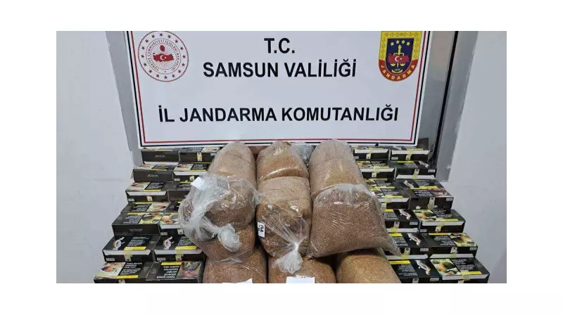 Jandarma Dev Operasyonla 25 Bin 600 Kaçak Makaronu Ele Geçirdi!