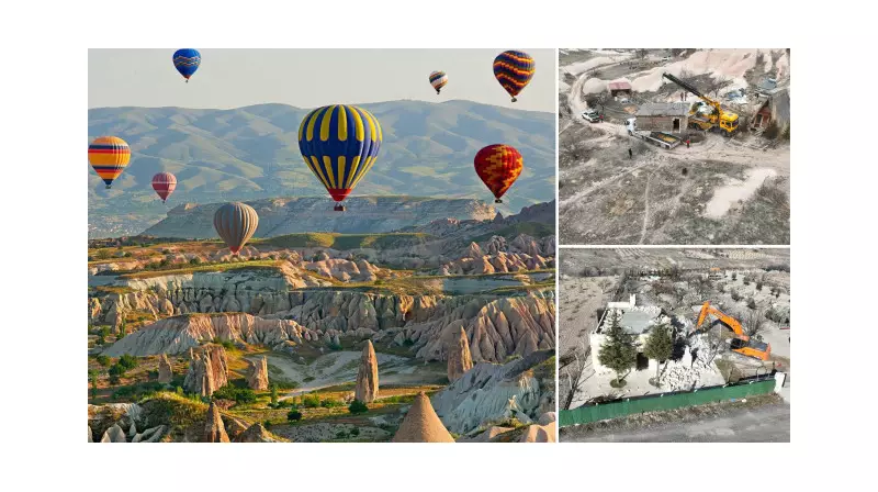Kapadokya'da Tarihe Saygı: 1.000'den Fazla Kaçak Yapı Yok Edildi!