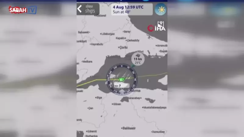 Kayıp İş İnsanı Halit Yükay'ın Yatına Çarptığı Tahmin Edilen Gemi Radar Görüntülerinde!