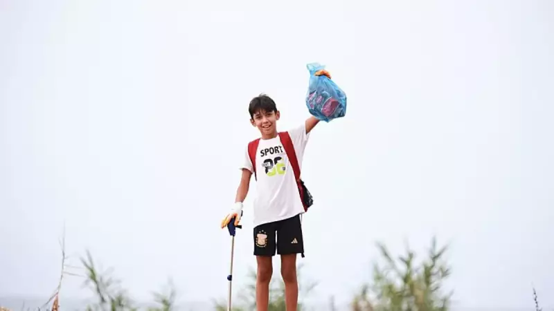 Küçük Aras'ın Çevre Temizliği Kampanyası Sosyal Medyada Fırtına Kopardı!