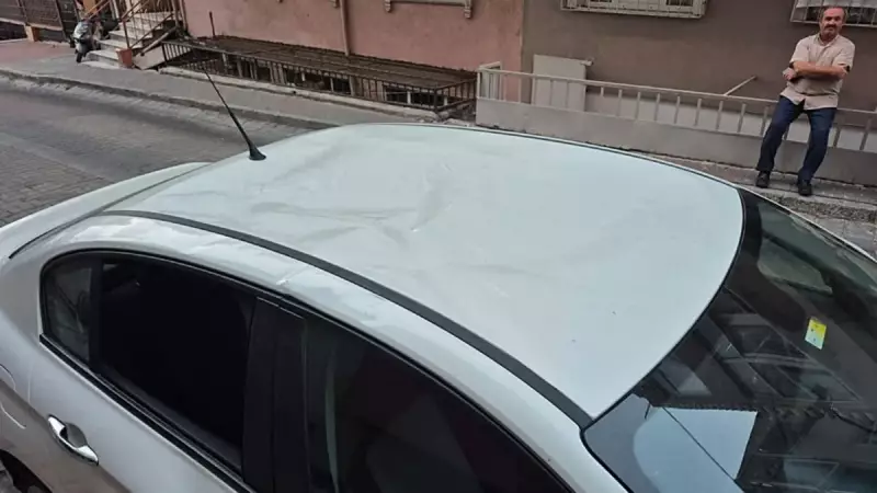 Küçükçekmece'de Korku Dolu Anlar: Ailesini Rehin Alan Kişi Polisleri Görünce 3. Kattan Atladı!