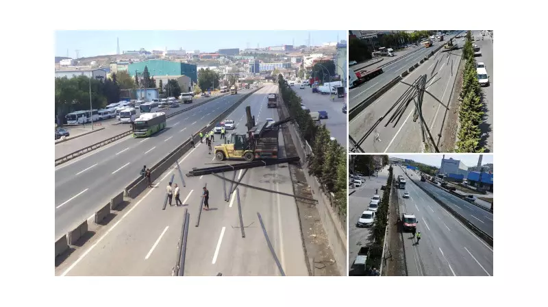 Kocaeli'de Feci Kaza! Tırdan Yola Saçılan Demir Profiller Can Aldı