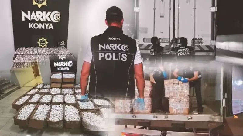 Konya'da Dev Uyuşturucu Operasyonu: 739 Bin Hapla 141 Kilo Bonzai Ele Geçirildi!