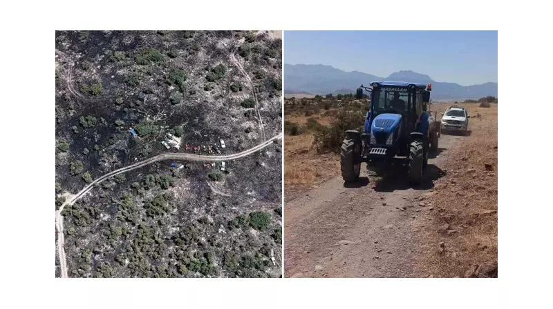 Konya'da Orman Yangını: Mahalleli Traktörleriyle Mücadeleye Koştu!