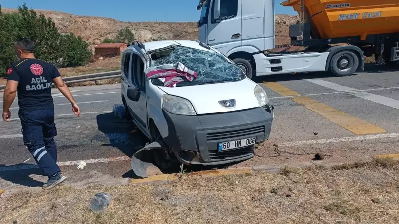 Kırıkkale'de Feci Kaza: Takla Atan Araçta 3'ü Çocuk 5 Yaralı!