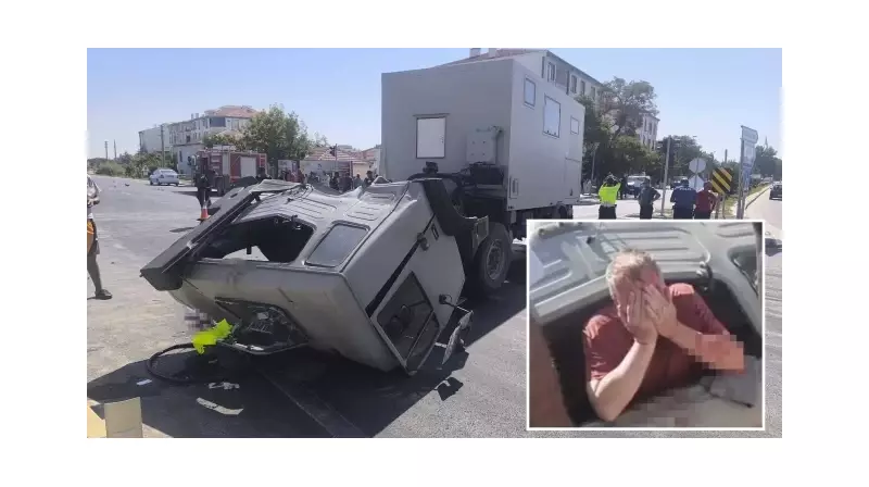 Kırmızı Işık İhlali Korkunç Kazaya Neden Oldu: Alman Turistler Yaralandı!