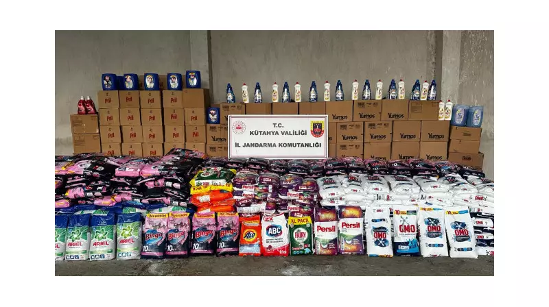 Kütahya'da Dev Sahtecilik Operasyonu: 7 Ton 850 Kilo Sahte Deterjan Yakalandı!