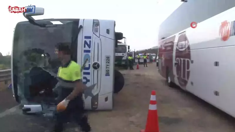 Kuzey Marmara Otoyolu'nda Korkunç Kaza: Otobüs Devrildi, Ölü ve Yaralılar Var!