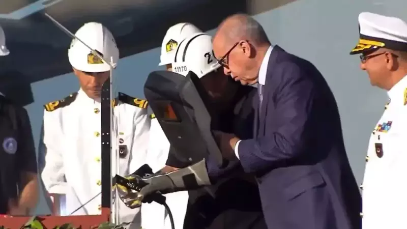 Milli Uçak Gemisi MÜGEM'in İnşası Başladı! Cumhurbaşkanı Erdoğan'dan Tarihi Açıklama