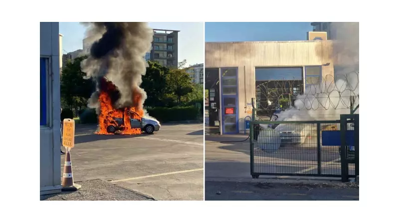 Muayeneden Geçmeyen Otomobilini Alevlere Teslim Etti: İşte Şaşırtan Detaylar!