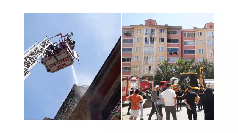 Mustafa'da 7 Katlı Binada Çıkan Yangın: 6 Kişi Hastanelik Oldu, İtfaiyenin Geç Kalması Tartışma Yarattı!